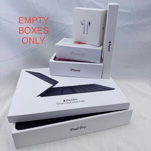 Apple Device Box Collection - EMPTY BOXES ONLY White